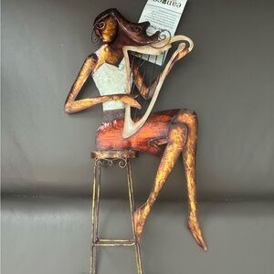 Eangee Black Wall Decor with Capiz Shells